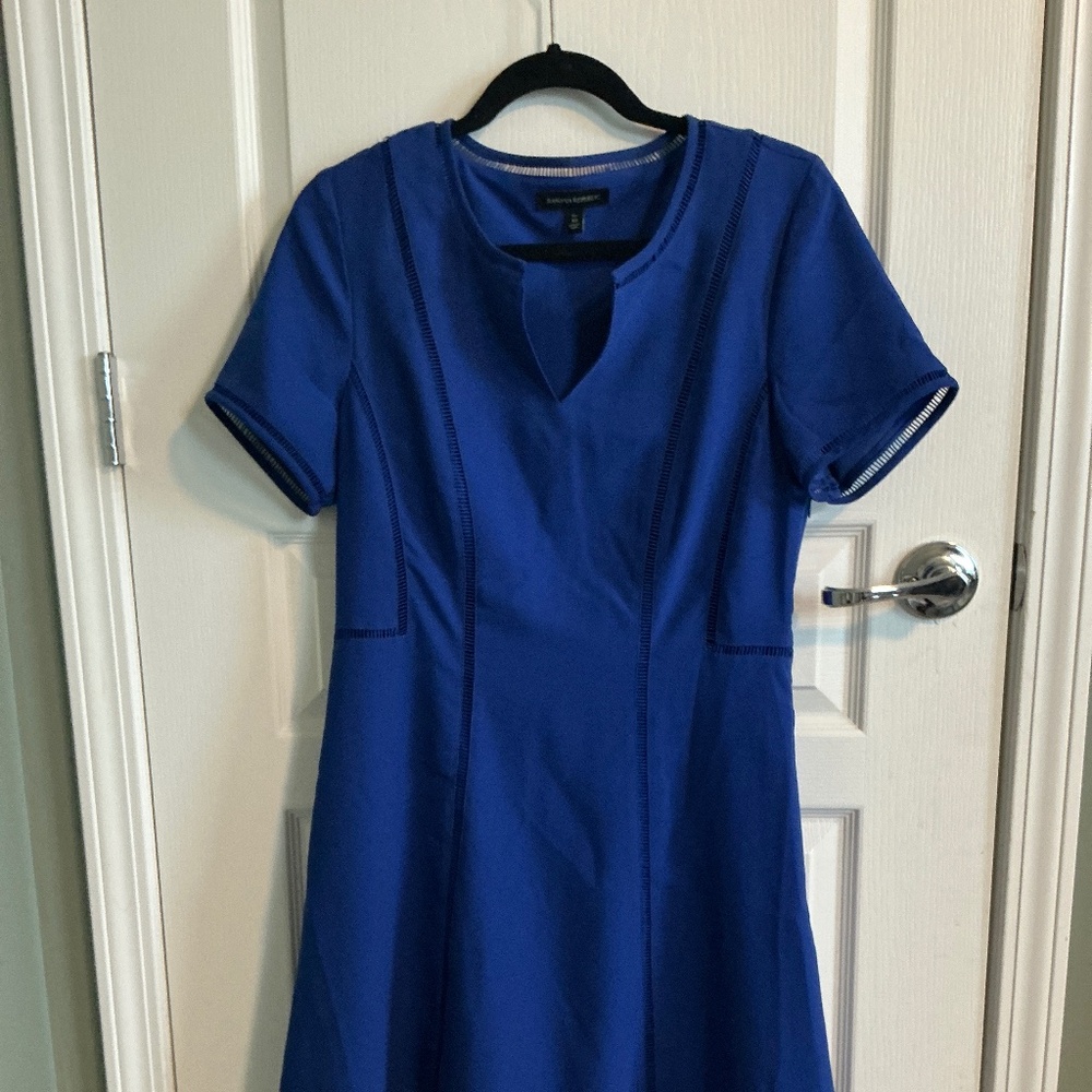 Banana Republic Royal Blue Midi Dress